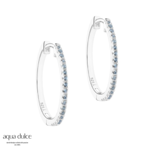 RANVA SKY LARGE HOOP | SILVER