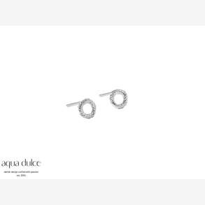 TWISTED EARSTUD TINY | SILVER