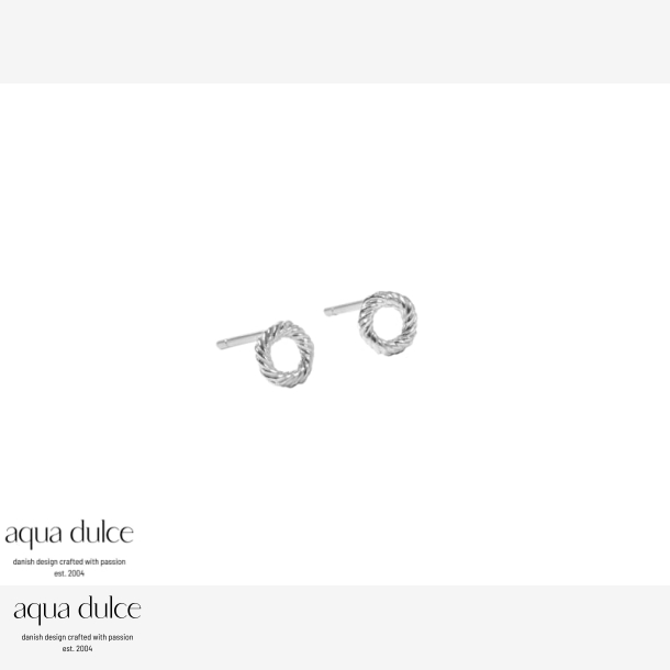 TWISTED EARSTUD TINY | SILVER