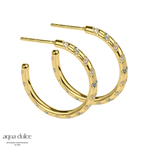 HELIX 25 MM. HOOPS | GOLDEN