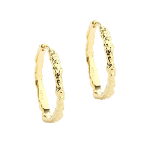 NEW MILA HOOP  |  25 MM. GOLDEN