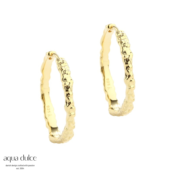 NEW MILA HOOP  |  25 MM. GOLDEN