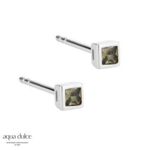 OLIVE SQUARE EARSTUD | SILVER