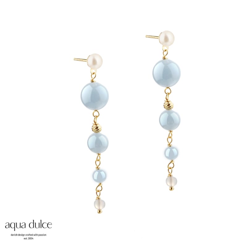 *SKY BLUE GHITA EARSTUD | GOLDEN