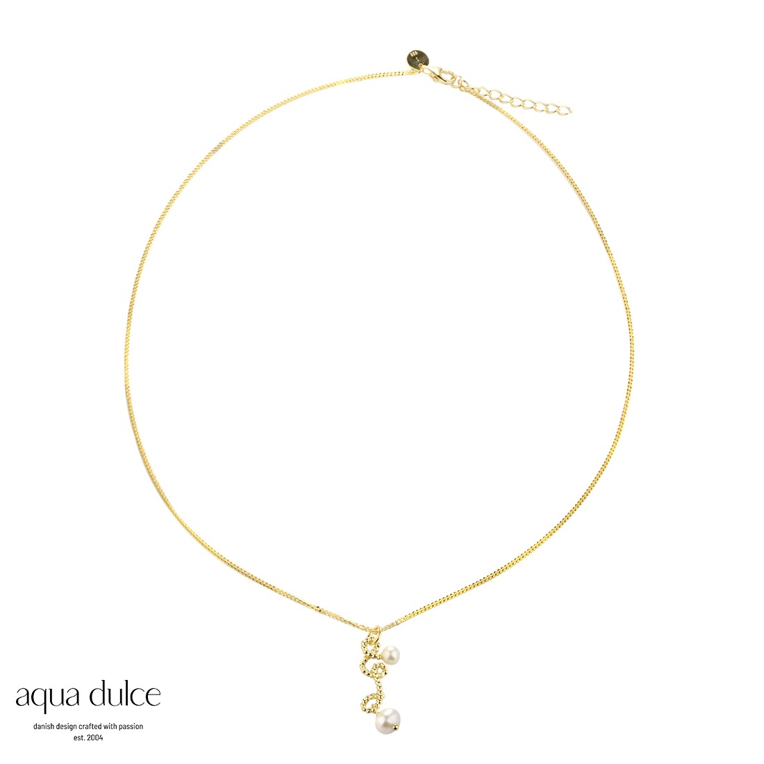 *SWIRL LOVE NECKLACE | GOLDEN