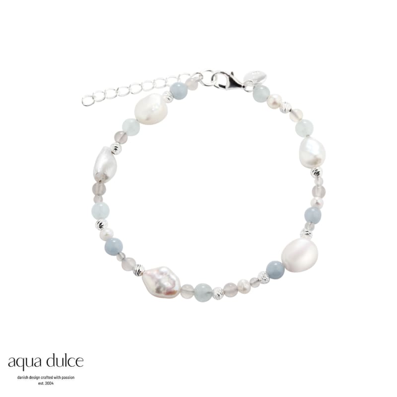 *Armbånd | SKY BLUE PEARL