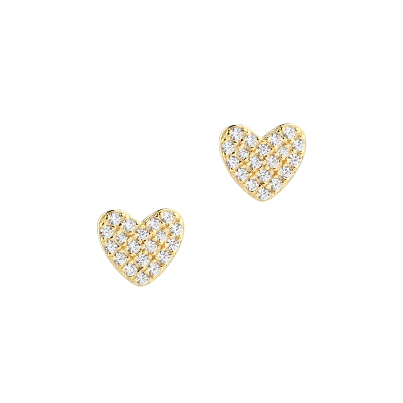 DARLING HEART EARSTUD | GOLDEN