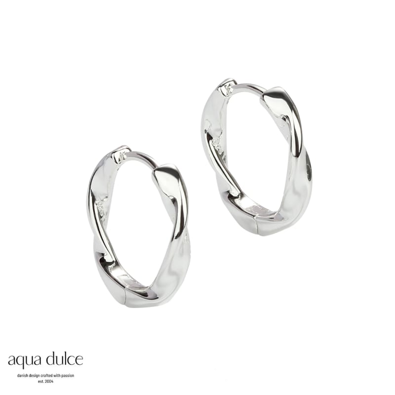 *TWIRL HOOP BIG | SILVER