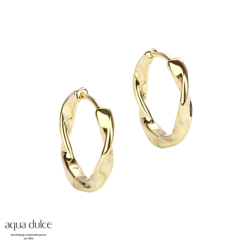 *TWIRL HOOP BIG | GOLDEN billede