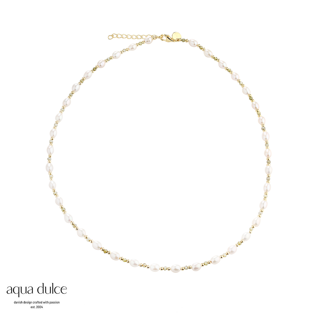 *COAST OLIVE NECKLACE | GOLDEN