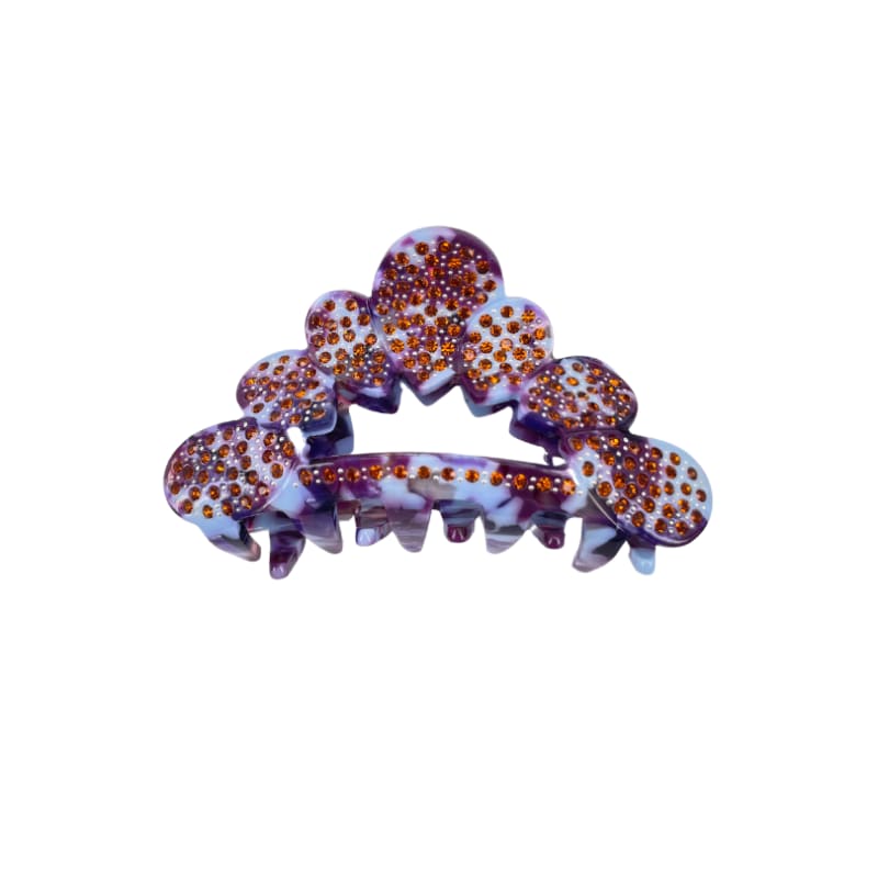 HAIRCLAW, PURPLE/BROWN