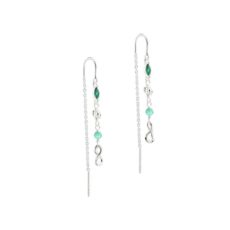 GREEN GARDEN EARTHREAD | SILVER