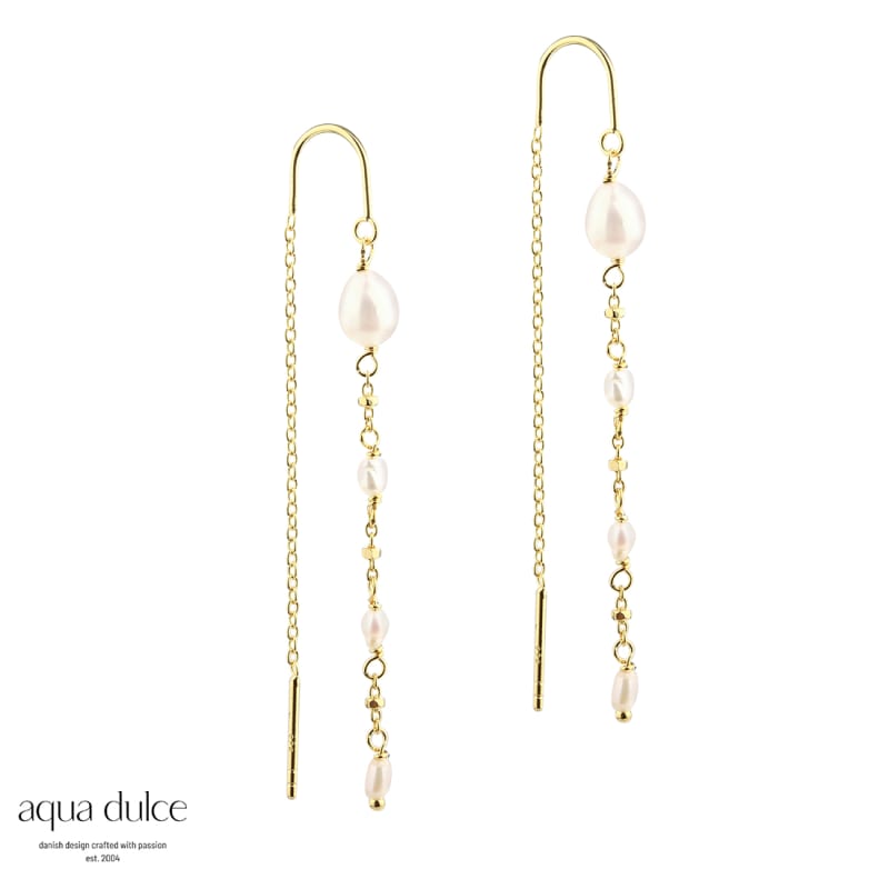 *RICE DOT EARHTREAD | GOLDEN