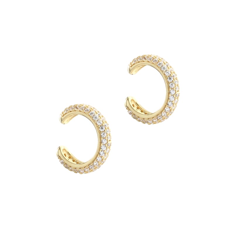 *PAVÉ CUFF SINGLE |  GOLDEN
