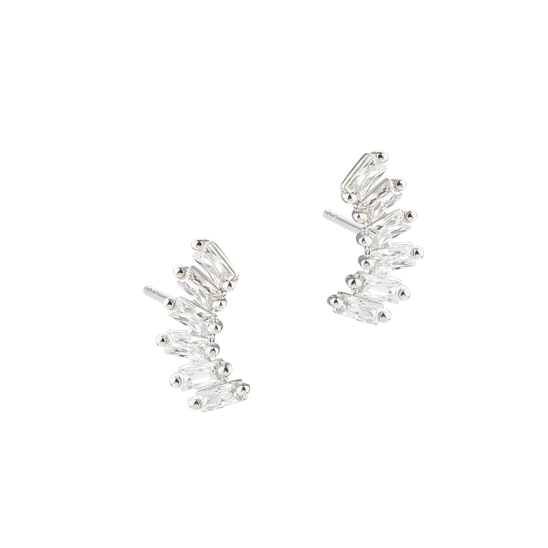 *PHILINA CLEAR EARSTUD | SILVER