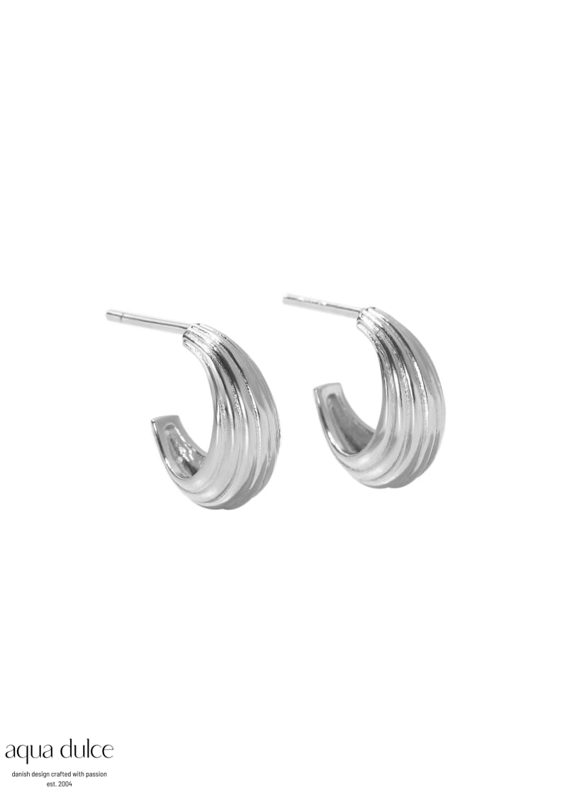 *SUE HOOP SMALL | SILVER