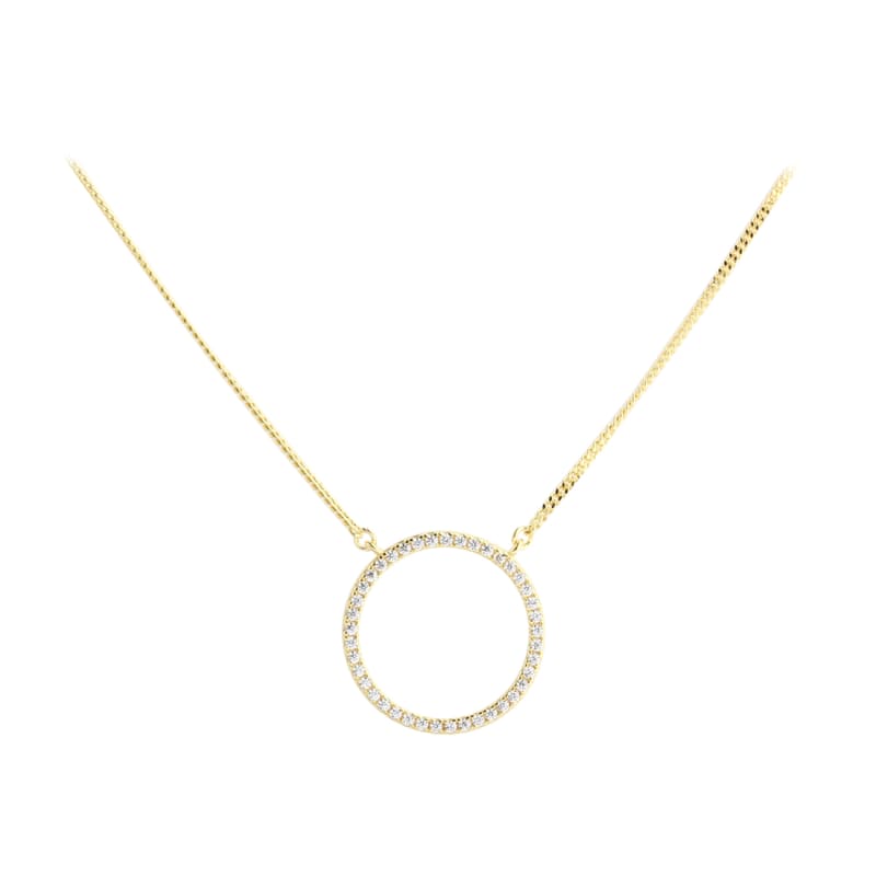 DARLING CIRCLE NECKLACE | GOLDEN