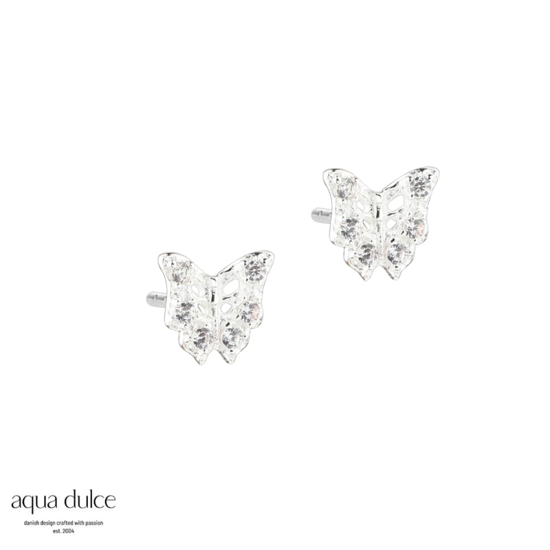 *TINY BUTTERFLY EARSTUD | SILVER